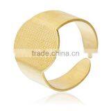 Brass Adjustable Ring Components Finger Ring Brass Tone Blank Cabochon Settings 16.7mm 20 PCs Ring Setting thumbnail-1