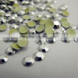 crystal Octagon beads China quality Aluminum Gold 3mm Rhinestud Hot Fix Octagon