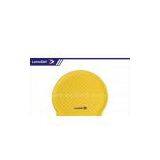 Custom Made Girls Yellow, Pink ,red Color Silicone Swim Cap for Protect Long Hair thumbnail-1