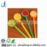 Hot Sale Cute Cartoon Fruit Shape Black Gel Pen for Kids Promotion Gifts thumbnail-1