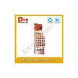 Recyclable Chocolate Cardboard Display Stands , Candy Display Racks
