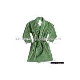 Dyed Coral Fleece Bathrobe thumbnail-1