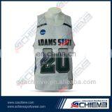Reversible and Breathable Polyester Basketball Singlet thumbnail-1