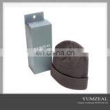 Wholesale Grey Men's Knit Slouch Beanie thumbnail-1