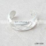 Silver Cuff Bangle Hollow Bangle thumbnail-2