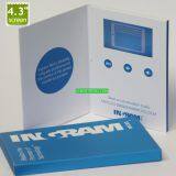 Souvenir Gift 4.3 Inch Lcd Color Screen Video Brochure, Custom Video Greeting Card thumbnail-5