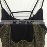 2017 Summer Metallic Backless Condole Belt Camisole thumbnail-4