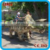 Theme Park Remote Control Walking Robot Dinosaur Ride for Sale thumbnail-1