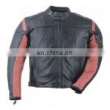 Mens Leather Biker Jacket HMB-0402D