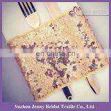 NP020A Custom Gold Sequin Fabric Personalized Napkins Straps thumbnail-2
