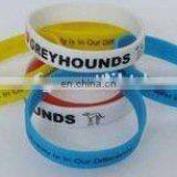 Embossed Printed Silicone Wristband/bracelet thumbnail-1