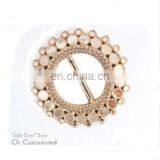 New Design Antique Brass Handbag Shoes Round Metal Slide Bar Buckles thumbnail-3