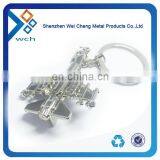 Custom Logo Metal Airplane Shaped Keychain