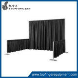 diy pipe and drape backdrop for wedding