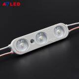 Ce&rohs Shenzhen Manufacturer 3 Lamp White Smd 2835 Waterproof Injection Light Led Module With Lens thumbnail-2
