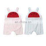 2019 Baby Summer Clothing Newborn Infant Baby Girl Boy Watermelon Stripe Romper Sleeveless Overalls Outfits Playsuits 0-24M thumbnail-1