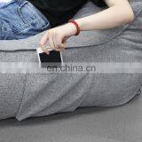 Customized Comfortable Faux Linen Cover Bean Bag Lazy Sofa for Living Room or Bedroom thumbnail-5