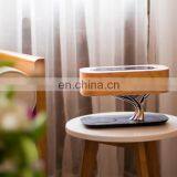 MESUN Tree Lamp Wooden Bedroom Desk Touch Dimming Led Wireless Phone Charger Night Lamp With Blue Speaker thumbnail-5