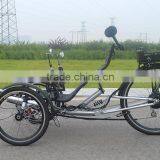 LED Display Electric 3 Wheel Recumbent Trike thumbnail-4