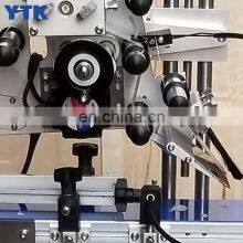High Speed Top Desktop Adhesive Semi Automatic Flat Bottles Labeling Machine Flat Surface Label Applicator thumbnail-4