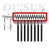 Integrated Copper Coil Solar Energy Heater