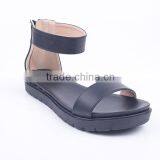 China Wholesale Comfort Flat Heel Sandals Women With Back Zipper thumbnail-2