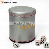 Express New Products Luxury Party Use Leather Dice Cup thumbnail-5