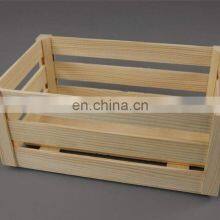 Plain Unpainted Wooden Set Crate Storage Box Small Craft Box thumbnail-3