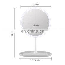 Hot Sale 90 Degree Rotate Stainless Steel Frame Round Makeup Mirror LED Mirror thumbnail-4