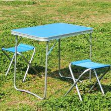Portable Folding Picnic Outdoor Table Metal Square Modern BBQ Mini Table thumbnail-5