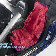 Disposable 5 in 1 car clean kit Seat Covers Dust-Proof Car Cover Spare Tyre Cover Fender Cover Motorcycle Cover Auto