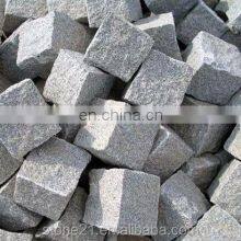 Natural Split Light Grey Cobble Stone Granite Driveway Paving thumbnail-4