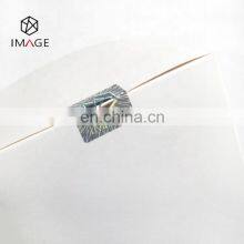 23 мм квадратный наклеек с индивидуальным аутентификационным голограммой для запечатывания косметических коробок thumbnail-3