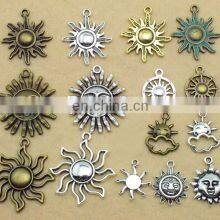 42pcs Charms Sun Cloud Antique Silver Color Mixed Pendants DIY Making Findings Tibetan Handmade Jewelry Findings thumbnail-3