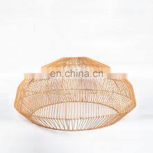 Unique Wicker Rattan Lampshade Boho Style Round Shape Spherical Hanging Pendant Vietnam Cheap Wholesale thumbnail-1