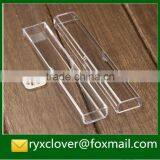 PP Stationery Small Hard Plastic Tasnsparent Gift Boxes for Pen thumbnail-4