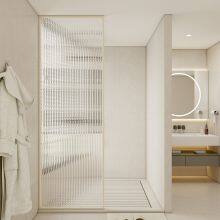 Modern Style Glass Shower Enclosure Interior Partition Tempered Glass for Bathroom thumbnail-2