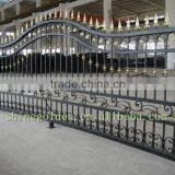 High Class Hot- Dip Galvanized Wrought Iron Fence Design thumbnail-1