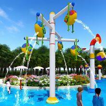 Children Adult Water Park Amusement Equipment Water Play Series Swimming Pool Playground Supply Children Cartoon Water Spray thumbnail-5