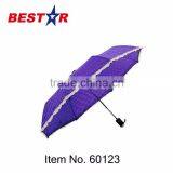 Factory Price OEM Available 3 Folding Umbrella thumbnail-1