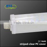 Aluminum Body pc Cover Triproof Dali Dimming Led Linear Light for Underground Car Parking thumbnail-2