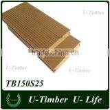 Composite Deep Embossing Outdoor Wpc Decking 150x25mm thumbnail-5