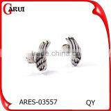 New Design High Quality Angel Wing Earrings Stainless Steel Mens Stud Earrings thumbnail-1