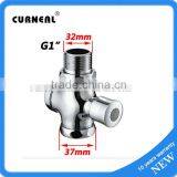 Manual Delay Automatic Shut off Prussure Toilet Flush Valve thumbnail-1