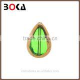 // New Style Pears Shape Golden Border Glass // Fancy Rhinestones Glass Stones for Jewellery // thumbnail-2