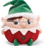 9" Plush Elf Wearing Chirstmas Clothes/High Quality Stuffed Toy Elf BoyElf Toy for Christmas thumbnail-1