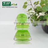 2015 Luxury Purple Pyramid Plastic Cosmetic Cream Jar 15g 30g 50g thumbnail-2