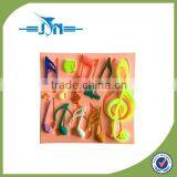 3D Musical Note Silicone Cake Mold Wedding Bread Baking Tool Soap Chocolate Mold thumbnail-3