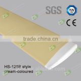 PVC cover aluminum wall corner guard with 125mm Width in Wood Color