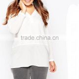White angel lady plus blouses designs dress summer apparel suppliers